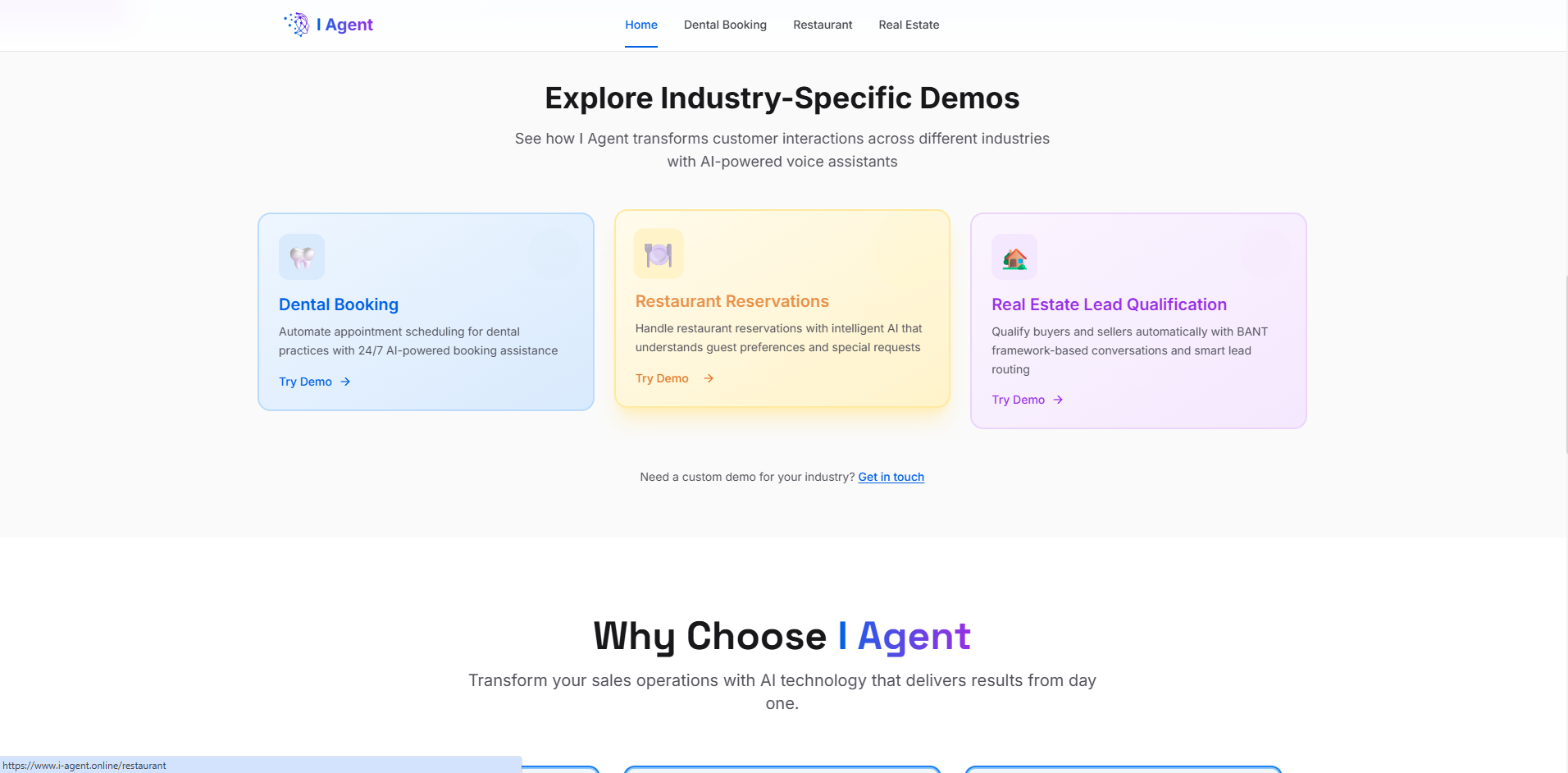 I Agent - AI Voice Assistant - 3